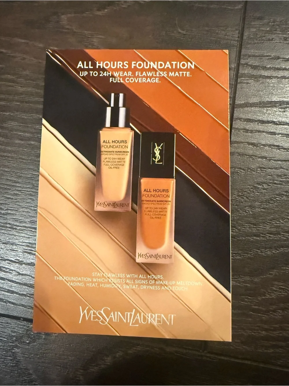 Yves Saint Laurent All Hours Foundation Duo - Beige and Deep Tan